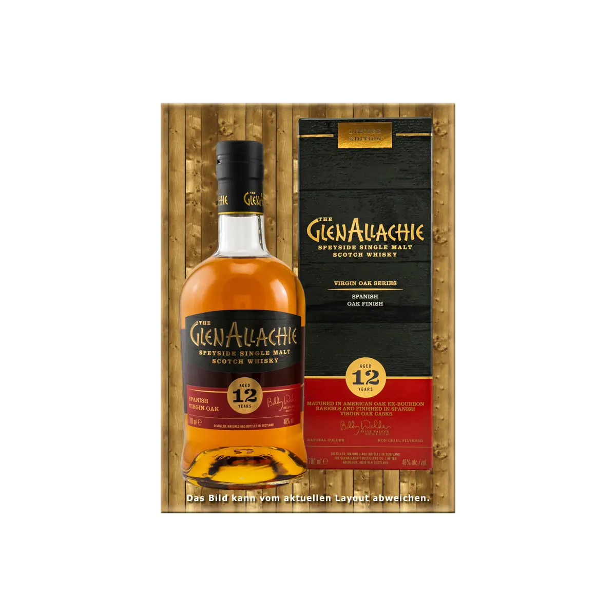 GlenAllachie 12 Jahre Spanish Oak Wood Finish