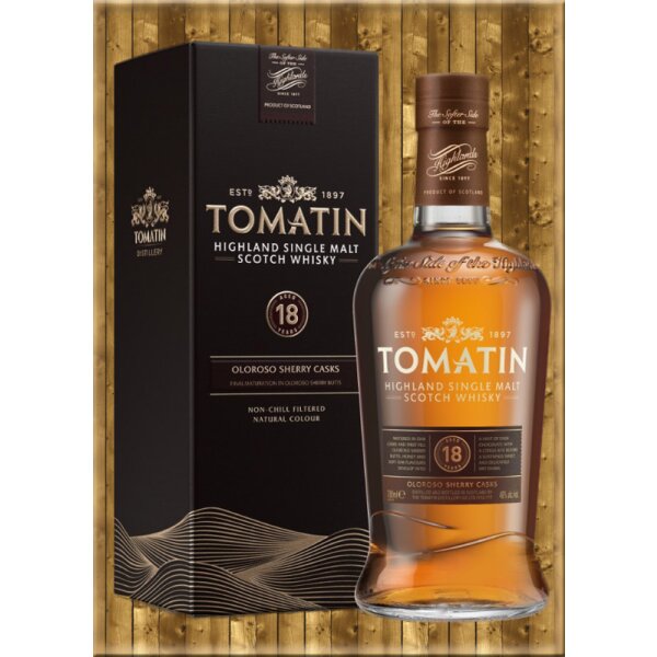 Tomatin 18 Jahre Oloroso Sherry Cask Highland Single Malt Scotch Whisky